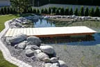 Liegebndeck am Naturpool