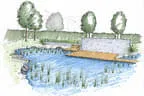 Gartenplan-Perspektive