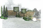 moderne Gartengestaltung