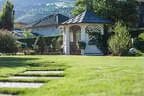 Hausgarten mit Pavillion