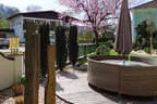 moderner Gastgarten